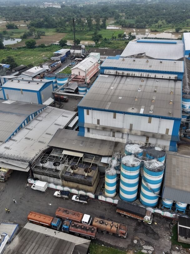 Pancham Marketiers Factory Drone Shot